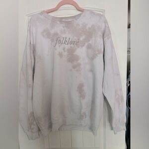 Taylor Swift Folklore Sweatshirt SZ large